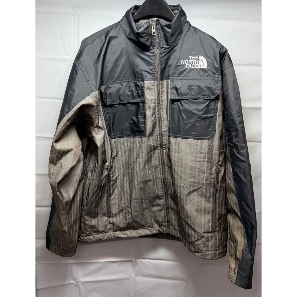 The North Face Utility Wind Jacket Large A2FU T260+T660 Grey Black Fall 2011 F11